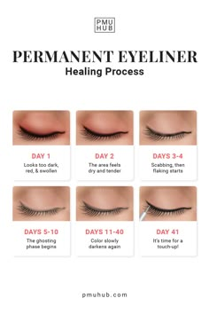 Pmu Marketing, Tightlining Eyeliner, Microblading Eyebrows Training, Permanent Makeup Studio, Lip Permanent Makeup, Types Of Eyebrows