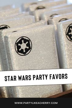 star wars party favors on display with the title overlaying it's image