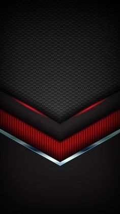 a dark background with red and silver lines