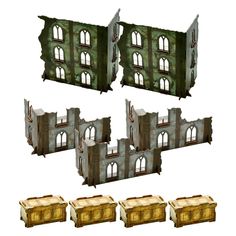 PRICES MAY VARY. 【Compatible with WH40K】This is a terrains set which compatible with the board game WH40K. 【15 PCS Terrains Set】This terrains set includes 15 PCS terrains.It can provides various terrains to your game table. 【Pre-Painted】This terrain set is pre-painted.And it will allows you to have a fully painted wargame table within a hours. 【No Glue Required】This board games terrain set is easy to assemble and no glue required. Please read manual before you start to assemble.It will make your Wargame Table, Game Terrain, Game Table, Table Games, Board Games, Toys Games, Glue, Table Top, Gaming