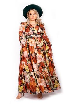 Autumn Queen Fall Maxi Dress Outfit, Church Outfit Plus Size, Autumn Queen, Fall Maxi Dress, Curvy Boho, Desert Chic, Fashion Makeover, Plus Size Maxi Dress, Bride Outfits