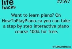 Music Education Quotes, 1000 Lifehacks, Funny Life Hacks, Hacking Websites, 1000 Life Hacks, Play Piano, Life Hacks Computer, Life Hacks Websites, Music Ideas