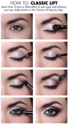 Hooded Eye Makeup Tutorial, Natural Eye Makeup Tutorial, Mekap Mata, Beginners Eye Makeup, Applying Eye Makeup, Makeup For, Smokey Eye Makeup Tutorial, Eye Makeup Pictures