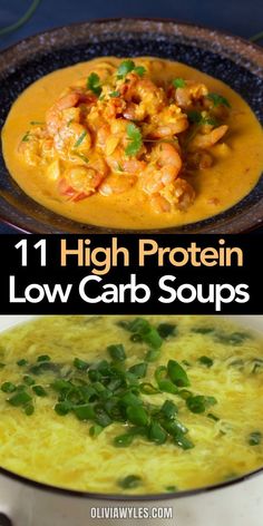 the best high protein low carb soups