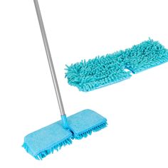 Double Sided Microfiber Flip Mop W/ Adjustable Telescopic Handle + Additional Mop Head