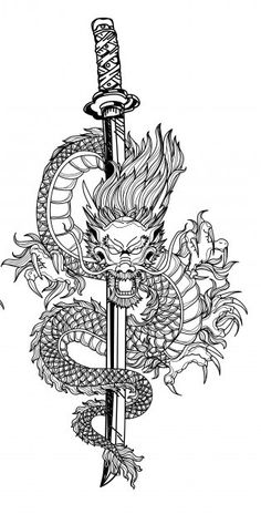 Dragon Tattoo Art, Free Tattoo Designs, Dragon Tattoo For Women, Men Tattoos, Dragon Tattoos, Back Tattoos For Guys, Fashion Drawings