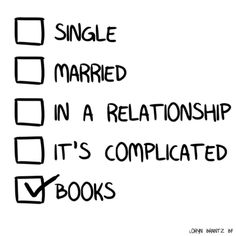 a sign that says, single married in a relationship it's complicated books