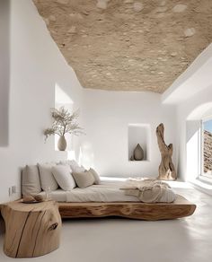 Wabi Sabi Bedroom, Wabi Sabi Home Decor, Japanese Furniture, Minimalist Bedroom, White Interior, My New Room, Dream Home Design, Cozy Bedroom