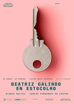 the poster for beatrizz galindo en estocomo, which features a key