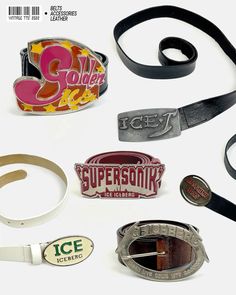 Men Streetwear Accessories, Y2k Belt Buckle, Y2k Accessories Men, Outfit Accessories Men, Belt Streetwear, Cool Belts, Cow Accessories, Belts Aesthetic, Belt Ideas