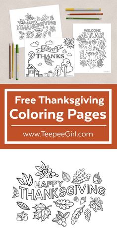 thanksgiving coloring pages with the words, free thanksgiving coloring pages for adults and children to color