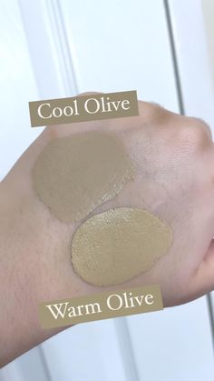 Was mixing foundations around & got these two shades that looked like a pretty good example of a cool vs a warm olive to me : r/OliveMUA Skin Tones Chart, Olive Makeup, Pale Olive Skin, Skin Tone Chart, Light Olive Skin, Skin Color Chart, Golden Skin Tone