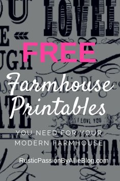 free Tattoo Font Farmhouse Chalkboard Art, Free Printable Farmhouse Wall Art, Cricut Projects Ideas Decor Wall Art, Cricut Projects Vinyl Free Printables Wall Art, Country Svg Free, Farmhouse Wall Art Diy, Farmhouse Printables Free, Free Farmhouse Printables, Fonts Vintage