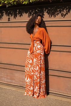 Orange Vibe, Story References, Afro Boho, Vacation Outfits Women, Hot Clothes, Style Pantry, 2piece Outfits, Chic Dress Classy, Fashion Traditional