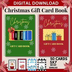 the christmas gift card book is on sale