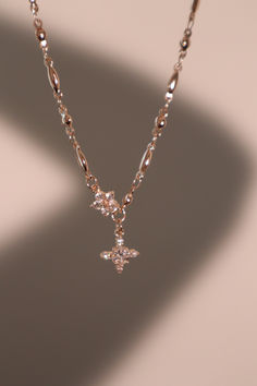 Flicker goodbye to dull and stand out in our shimmering 18K Rose Gold Plated Diamond Cross Necklace. With the right lighting, our diamonds add a subtle pop of shine to your ensemble. This dainty, simple necklace makes the perfect layering chain and an even better gift for her/him. Diamond Cross Necklace, Best Gifts For Her, Waterproof Jewelry, Diamond Cross, Silver Shop, Rose Gold Jewelry, Gold Collection, Simple Necklace, 18k Rose Gold