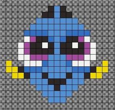 an image of a pixellated face made out of squares, with different colors and shapes