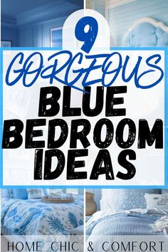 blue bedroom ideas, bedroom decor ideas, dark blue bedroom, blue bedroom walls