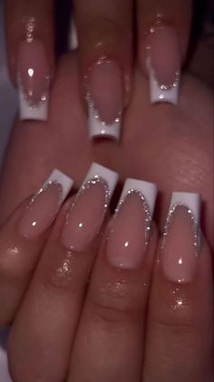 Bijoux Piercing Septum, Birthday Nail Designs, Hoco Nails, Graduation Nails, Back To School Nails, Square Nail Designs, Girly Acrylic, Green Nail Designs, Girly Acrylic Nails