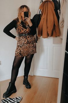 Plus Size Night Out, Plus Size Alternative Fashion, Alternative Fashion Plus Size, Edgy Work Outfits, Leopard Print Outfits, Cami Mini Dress, Leopard Outfits, Plus Size Looks, Mini Cami Dress