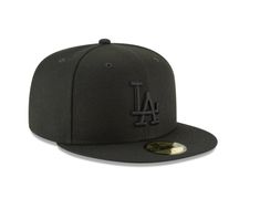 LA Dodgers Basic Black Snapback - Craze Fashion Chicago Cubs World Series, Sports Meet, New Era Logo, 59fifty Hats, New Era Fitted, Black Crown, Black Snapback, Pittsburgh Pirates, New Era 59fifty