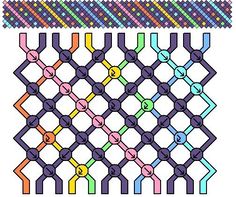 an image of a pattern that looks like it has been made with colored lines and dots