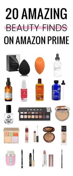 The best beauty finds on Amazon Prime! Amazon Makeup, Finds On Amazon, Packing Essentials, Beauty Finds, Sephora Beauty, Busy People, Gothic Makeup, Amazon Beauty Products, Drugstore Makeup