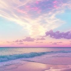 Pink Sunset, By The Beach, Blue And Pink, Beach Art, Art Board, Art Boards, The Beach, Paintings, Water