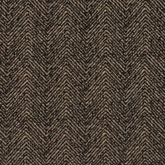 a brown and black herringle fabric textured with small, wavy lines on the side