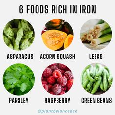 Foods Rich In Iron, Healthy Food Chart, Food Health Benefits, Iron Rich Foods, Anti Aging Food, Herbs For Health, Food Info, Healing Food