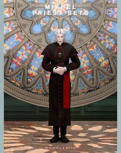 "BED_TS4 M mikhel priest sets" by bedsae from Patreon | Kemono Sims 4 Collections, Sims 4 Game, Ts4 Cc, Sims Mods, Sims 4 Mods, Download File