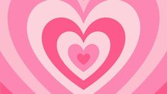 two hearts in the middle of a pink and white background