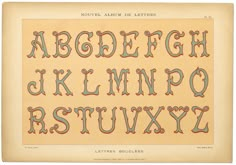 an old fashioned type of alphabet with letters and numbers written in the same font order