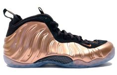 Nike Air Foamposite One 'Dirty Copper' black/metallic copper 314996-081 Nike Nails, Tiffany Blue Nikes, Pink Nike Shoes, Nike Foamposite, Cheap Sneakers, Nike Shoes Cheap, Discount Nikes, Nike Roshe Run, Pink Nike