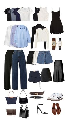 Smart Casual Women Outfits, Capsule Wardrobe Casual, Capsule Wardrobe Women, Trendy Outfit Ideas, Fashion Capsule Wardrobe, Look Retro, Clothing Staples, Fall Outfit Ideas