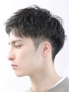 Perm Hair Men, Japanese Men Hairstyle, Very Short Hair Men, Japanese Haircut, Asian Man Haircut, Korean Haircut, Asian Haircut