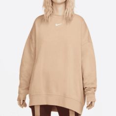 Brand New Sportswear Collection, New Nike, Nike Tops, Nike Sportswear, Oversized Fits, Nike Women, Womens Tops, Sweatshirts Hoodie, Brand New