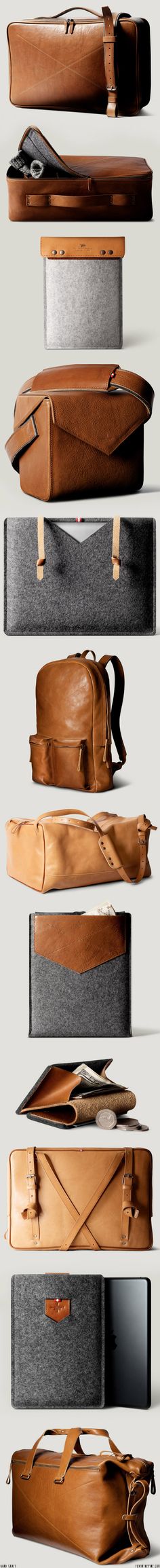 Hard Graft, one of my favorite accessory companies...if only they werent so expensive : ( Travel Backpack Carry On, Mk Handbags, Mk Bags, Leather Products, Travel Backpack, Leather Accessories, Stylish Men