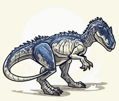 an image of a dinosaur that is running