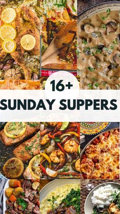 the top ten sunday suppers