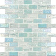 the back side of a glass tile wall