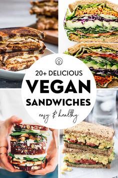 20 delicious vegan sandwiches that are easy and healthy