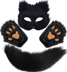 PRICES MAY VARY. Material:Faux fur therian paws and mask; Real fox tail,these tails are from farm raised foxes,not wild foxes. Occasion: The therian mask paws and tail set can be used for girl and women to costume animals. The therian mask paws and tail set can be used for birthirday, halloween, Christmas or party. Halloween :The therian mask is made of furry fur. The furry fox tail is made of real fur, very soft and fluffy.The therian mask and tail is a great way for girls or women to play anim Fingless Gloves, Therian Paws, Room Wardrobe, Anime Cake, Therian Stuff, Therian Mask, Wolf Mask, Fox Mask, Fox Tail