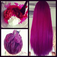 Types Of Hair, Ombré Hair, Bright Hair, Cherry Bomb, Dye My Hair, Mermaid Hair