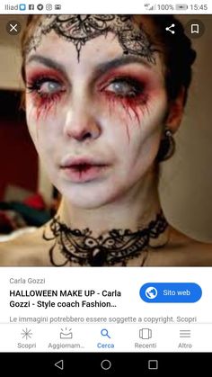 Fantasy Make-up, Vampire Halloween Costume, Horror Make-up, Special Fx Makeup, Halloween Eye Makeup, Horror Makeup, Theatrical Makeup