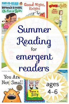 some books with the title summer reading for emerge readers