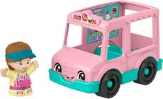 Amazon.com: Fisher-Price Little People Toddler Toys Ice Cream Truck Push-Along Vehicle & Figure for Pretend Play Preschool Kids Ages 1+ Years : Toys & Games Play Preschool, Ice Cream Truck, Preschool Kids, Fisher Price, Little People, Pretend Play, Toddler Toys, Toys Games, Preschool