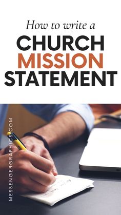 how to write a church mission statement