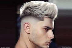 11 Awesome Man Bun Hairstyles With a Fade for 2023 Fohawk Haircut Fade Men, Haircut Fade Men, Hair Colour Men, Fohawk Haircut Fade, Short Faux Hawk, Fohawk Haircut, Hard Part Haircut, Fade Men, Short Fade Haircut