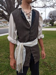 Mens Cosplay, Pirate Vest, Ren Faire Outfits, Pirate Shirt, Ren Faire Costume, Pirate Shirts, Male Cosplay